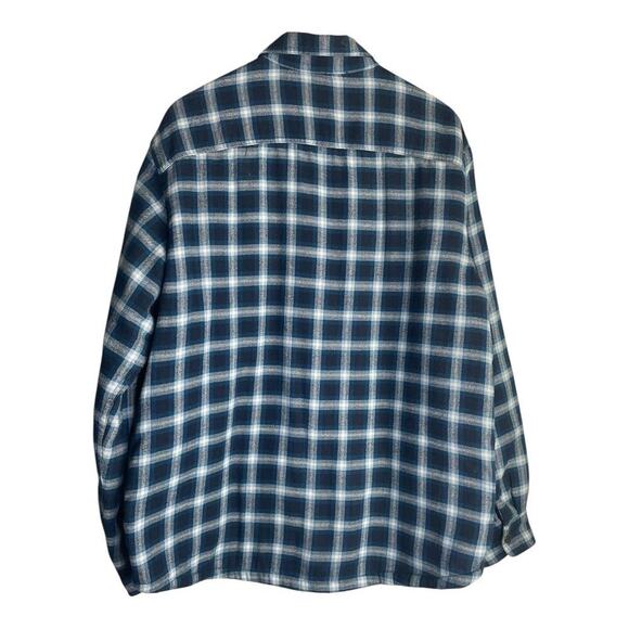 Wrangler Men’s Sherpa Lined Button FrintvFlannel Shacket Large - Picture 3 of 3